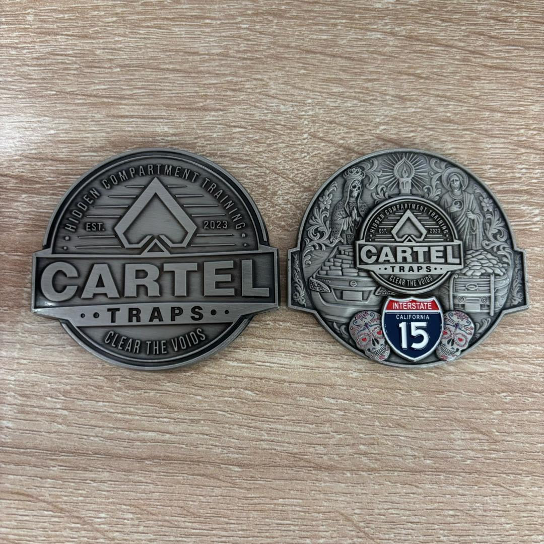 Cartel Traps Antique Silver Coin