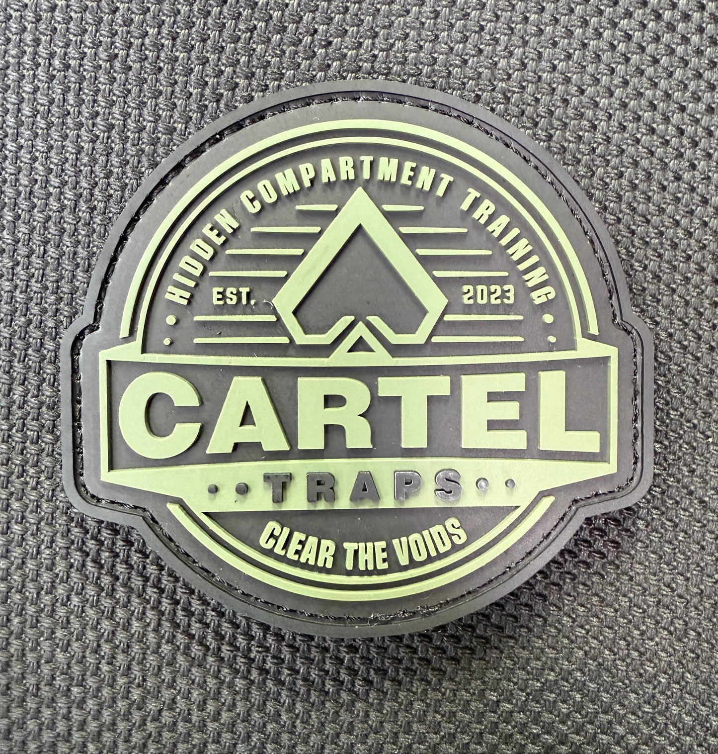 3” 3D PVC Patch Green
