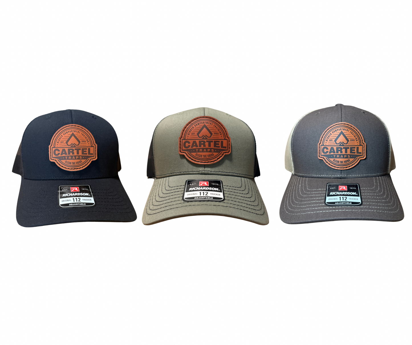 Cartel Traps Leather Patch Trucker Hat