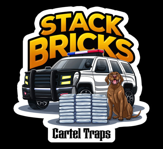 Stack Bricks Floppy Sticker