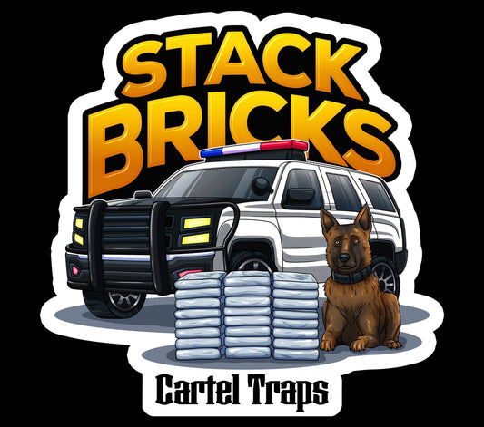 Stack Bricks Pointy Sticker