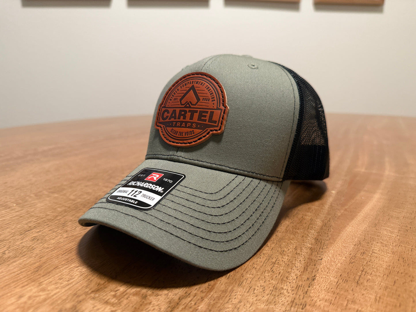 Cartel Traps Leather Patch Trucker Hat