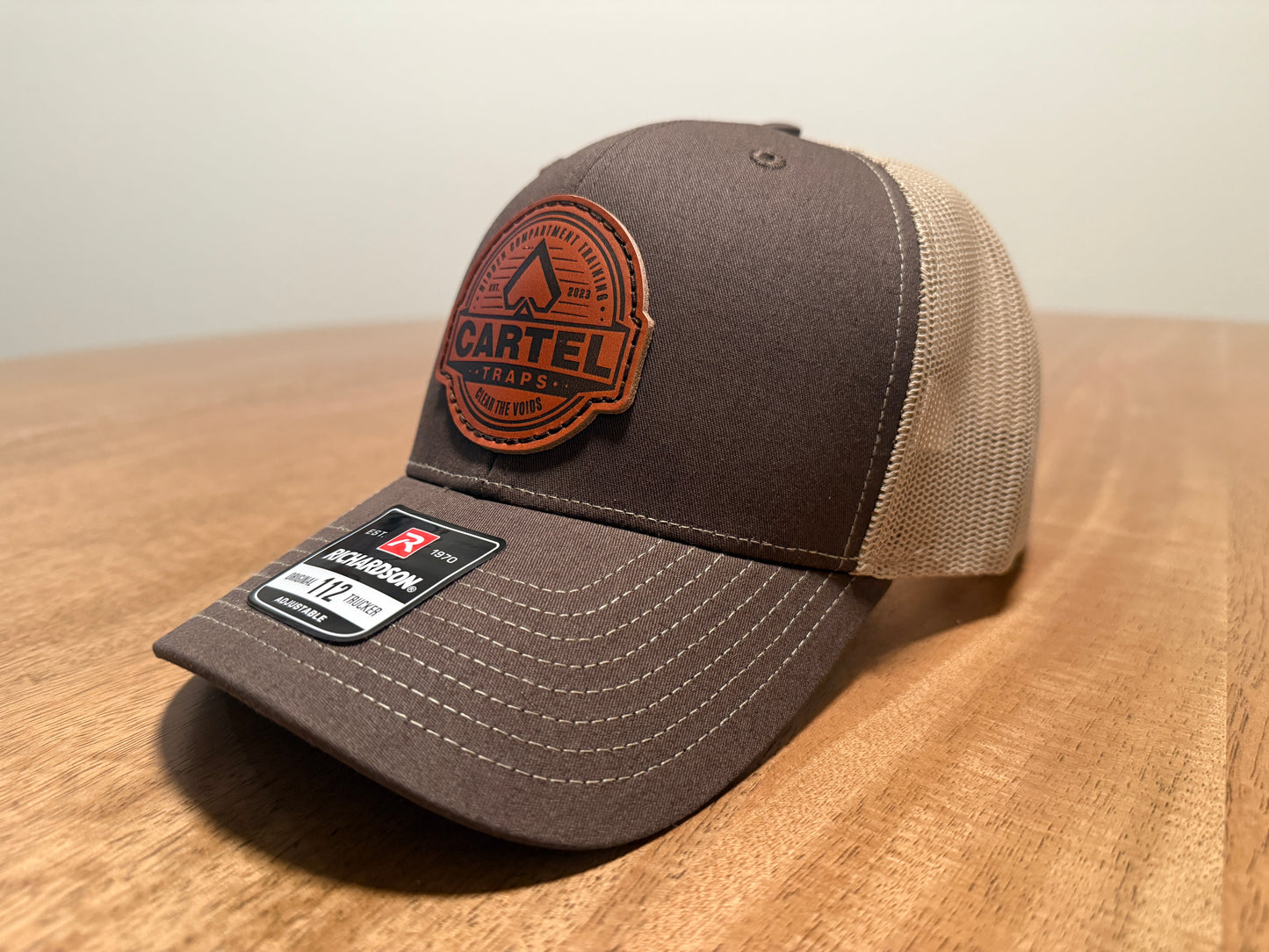 Cartel Traps Leather Patch Trucker Hat