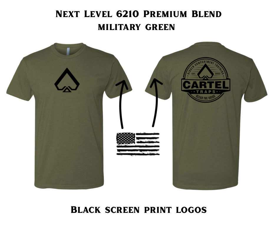 Cartel Traps Logo T-Shirt - Green