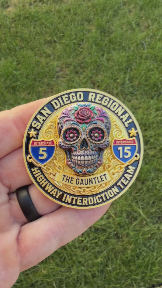 San Diego Interdiction Unit Coin V2